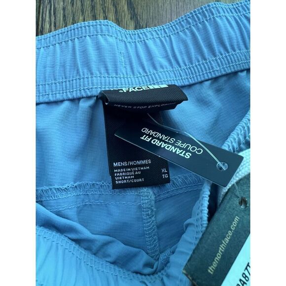 North Face 5” Action 2.0 Steel Blue Shorts Men’s Size XL New - Picture 3 of 6